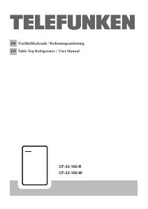 Handleiding Telefunken CF-33-100-R Koelkast