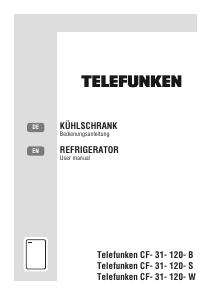 Handleiding Telefunken CF-31-120-S Koelkast