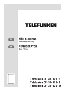 Bedienungsanleitung Telefunken CF-31-120-W Kühlschrank