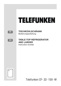 Manual Telefunken CF-32-150-W Refrigerator