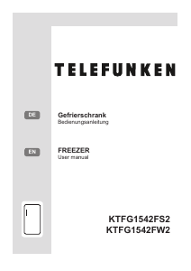 Handleiding Telefunken KTFG1542FS2 Vriezer