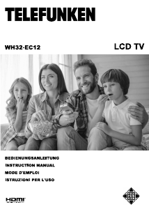 Manual Telefunken WH32-EC12 LCD Television