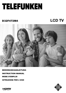 Manual Telefunken D32F472M4 LCD Television