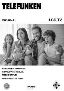 Manual Telefunken XH32E411 LCD Television