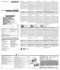 Manual de uso Shimano Sedona 500FA Carrete de pesca