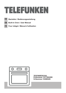 Handleiding Telefunken TFEO60EDS10A Oven