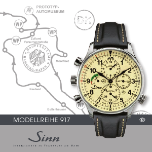 Bedienungsanleitung Sinn 917 Armbanduhr