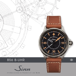 Bedienungsanleitung Sinn 856 B-Uhr Armbanduhr