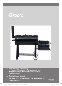 Manual Tepro 1146 Indianapolis Barbecue