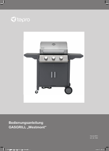 Bedienungsanleitung Tepro 3168 Westmont Barbecue