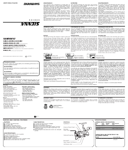 Manual de uso Shimano Sienna 1000FA Carrete de pesca