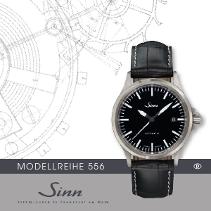 Bedienungsanleitung Sinn 556 A RS Armbanduhr