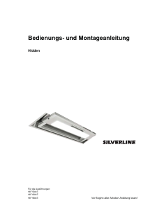Bedienungsanleitung Silverline HIF 684 E Hidden Dunstabzugshaube