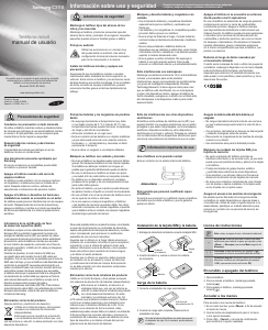 Manual de uso Samsung GT-C3110 Teléfono móvil