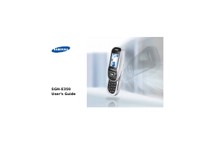 Handleiding Samsung SGH-E350 Mobiele telefoon