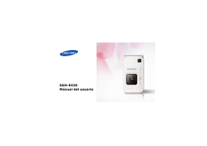 Manual de uso Samsung SGH-E420 Teléfono móvil