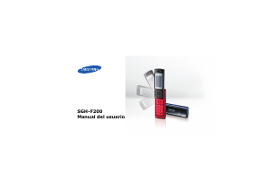 Manual de uso Samsung SGH-F200 Teléfono móvil