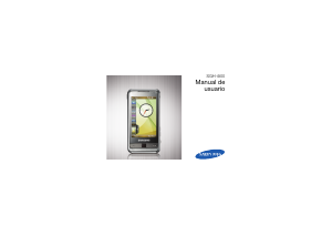 Manual de uso Samsung SGH-I900C Teléfono móvil