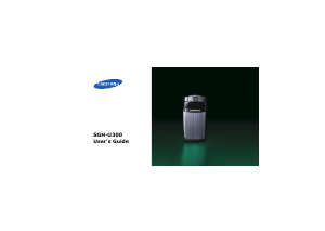 Handleiding Samsung SGH-U300 Mobiele telefoon