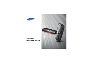Manual de uso Samsung SGH-Z170 Teléfono móvil
