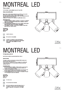 Handleiding Mio Montreal LED Lamp