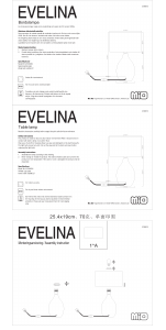 Manual Mio Evelina Lamp