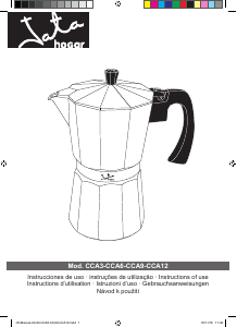 Bedienungsanleitung Jata CCA12 Kaffeemaschine