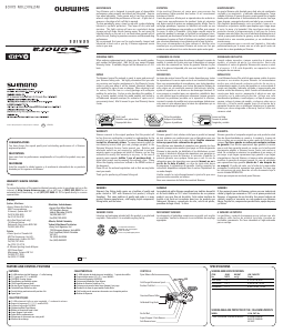 Manual de uso Shimano Sonora 1500FA Carrete de pesca