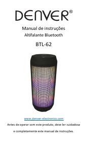 Manual Denver BTL-62 Altifalante