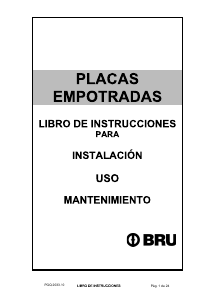 Manual de uso BRU EGB4 FGI Placa