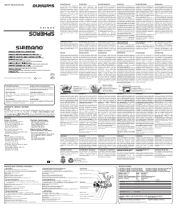 Manual de uso Shimano Spheros 3000FA Carrete de pesca