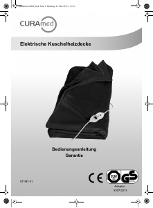 Bedienungsanleitung Curamed GT-HD-01 Elektrische heizdecke