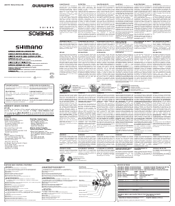 Bedienungsanleitung Shimano Spheros 8000FA Angelrolle