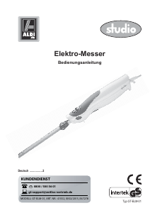 Bedienungsanleitung Studio GT-ELM-01 Elektromesser