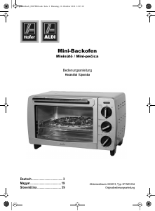 Bedienungsanleitung Studio GT-MO-05d Backofen