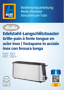 Bedienungsanleitung Studio GT-Tls-eds-05-CH Toaster