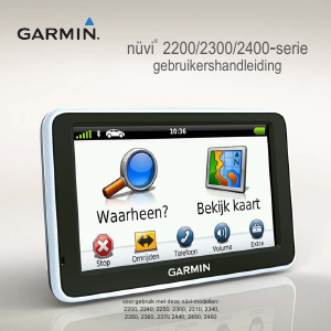 Handleiding Garmin nuvi 2360LT Navigatiesysteem