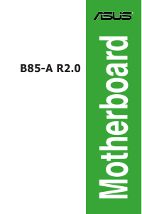 Manual Asus B85-A R2.0 Motherboard