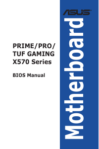 Manual Asus Pro WS X570-ACE Motherboard