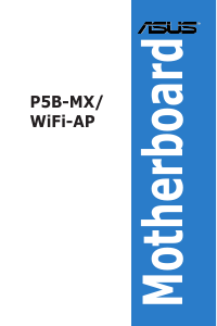Handleiding Asus P5B-MX/WiFi-AP Moederbord