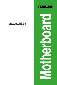 Handleiding Asus M5A78L/USB3 Moederbord