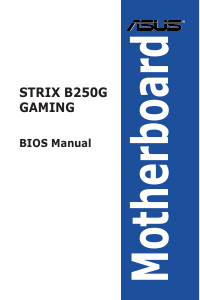 Manual Asus ROG STRIX B250G GAMING Motherboard