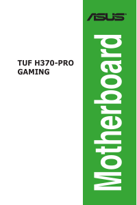 Bedienungsanleitung Asus TUF H370-PRO GAMING Hauptplatine