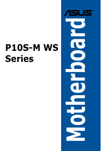 Manual Asus P10S-M WS Motherboard
