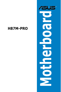 Manual Asus H87M-PRO Motherboard