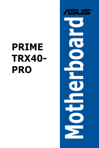 Handleiding Asus Prime TRX40-Pro Moederbord