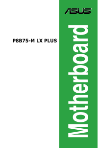Manual Asus P8B75-M LX PLUS Motherboard