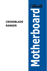 Manual Asus ROG CROSSBLADE RANGER Motherboard