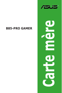 Mode d’emploi Asus B85-PRO GAMER Carte mère