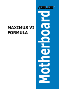 Manual Asus MAXIMUS VI FORMULA Motherboard